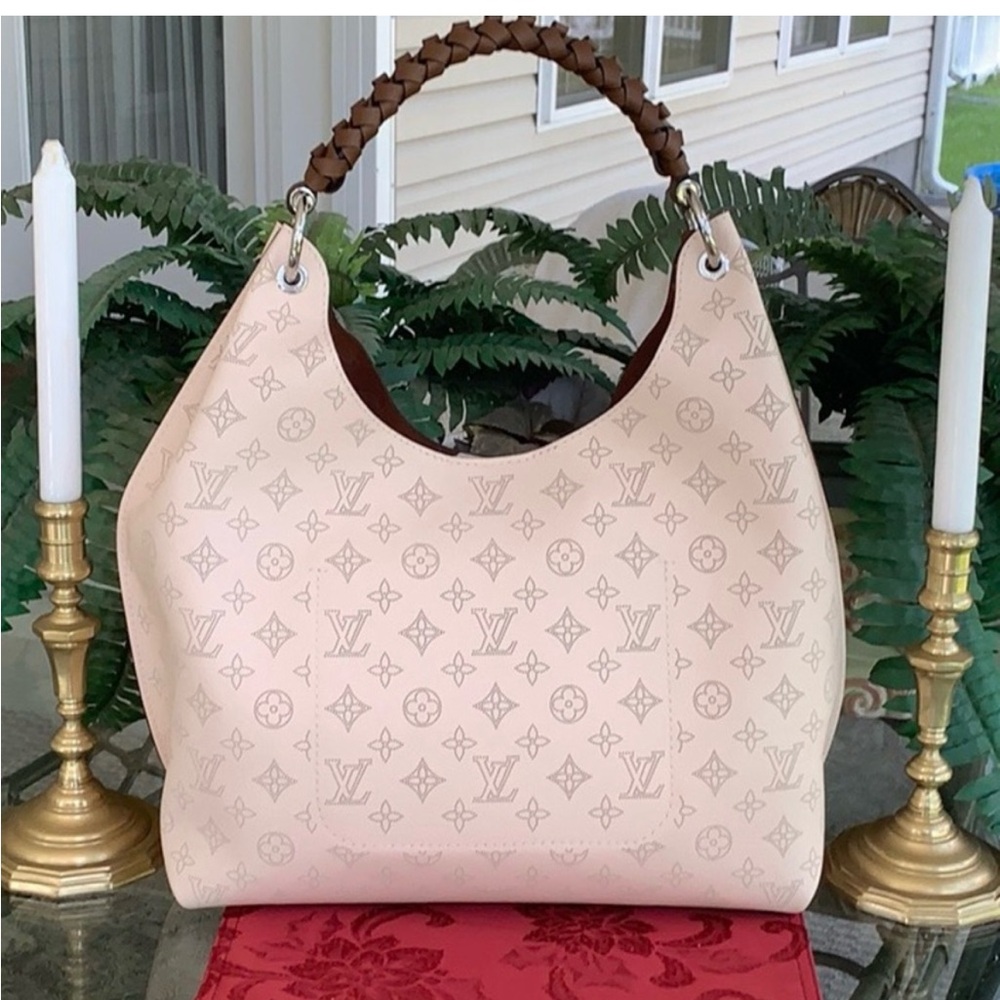 Louis Vuitton Pink and Brown Monogram Hobo Bags